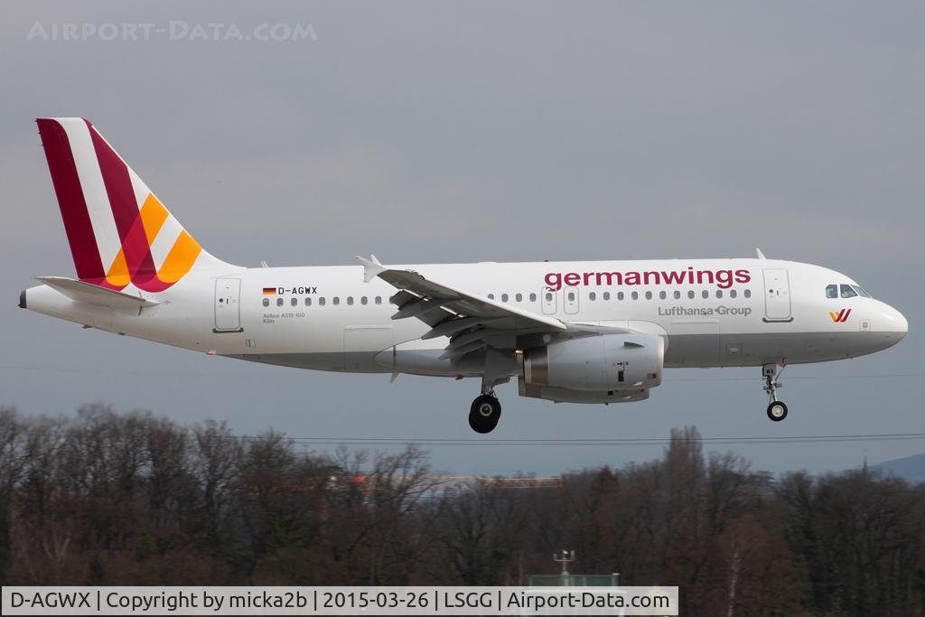 D-AGWX, 2013 Airbus A319-132 C/N 5569, Landing