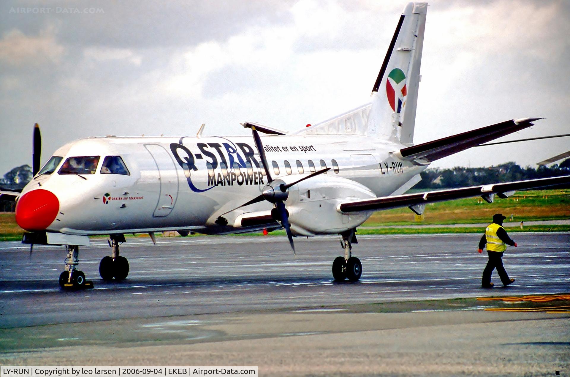 LY-RUN, 1987 Saab SF340A C/N 340A-086, Esbjerg Denmark 4.9.06