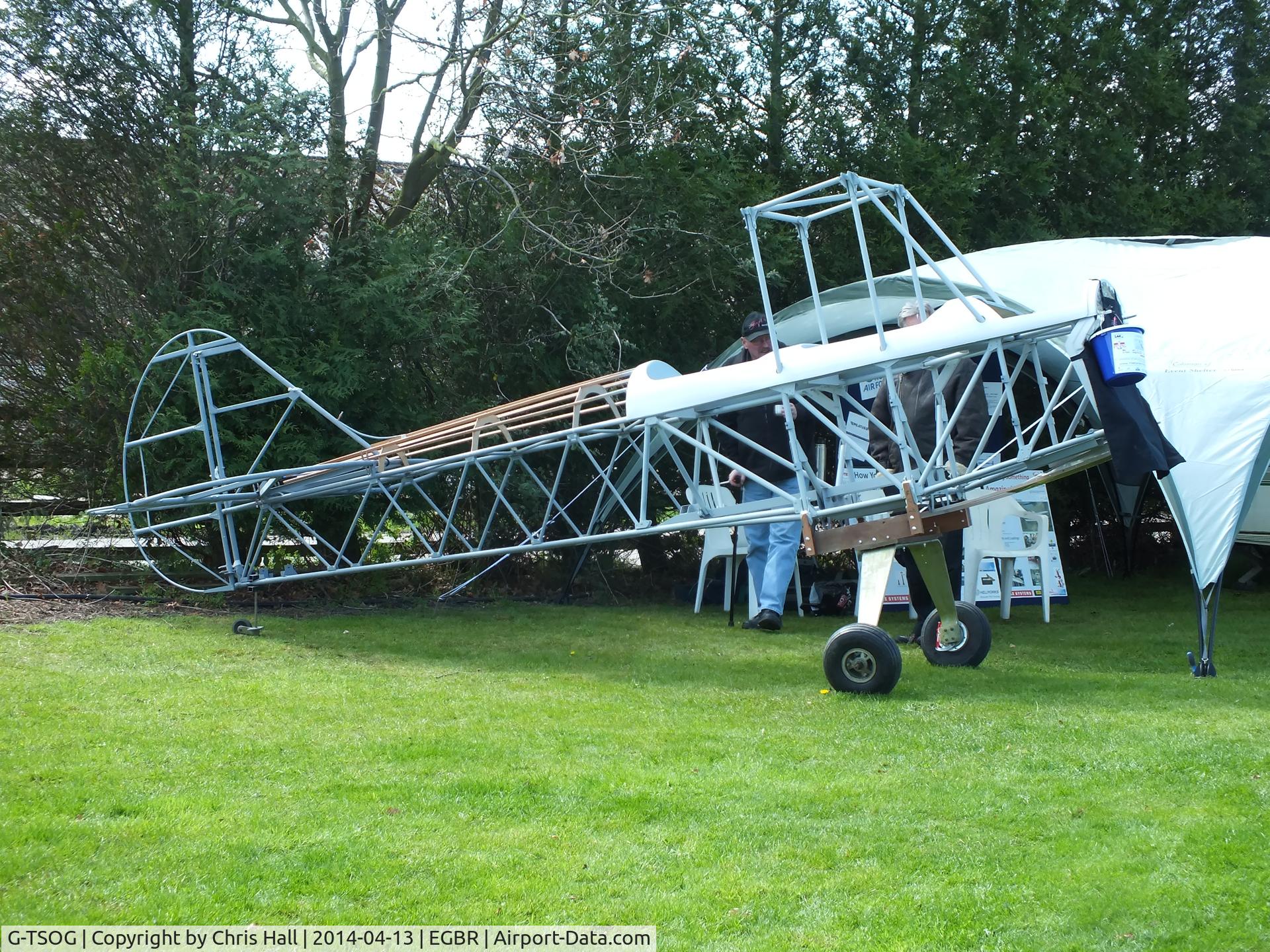 G-TSOG, 2014 TLAC Sherwood Ranger ST C/N LAA 237A-15239, Sherwood Ranger cn LAA 237A-15239, being built by pupils of Goole High School.