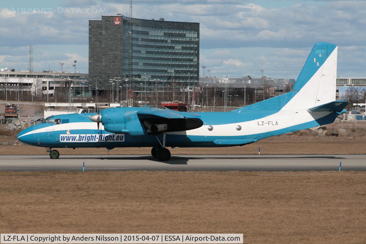 LZ-FLA, 1982 Antonov An-26B C/N 12010, Departing to Wroclaw.