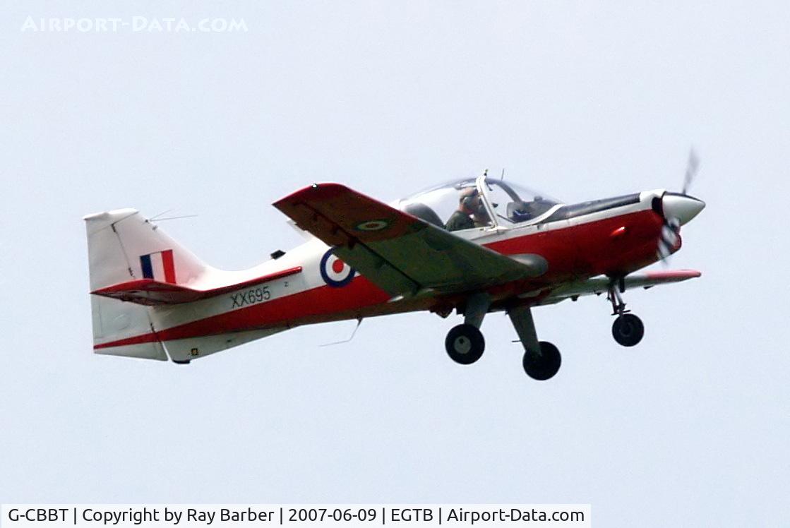 G-CBBT, 1975 Scottish Aviation Bulldog T.1 C/N BH120/344, Scottish Aviation SA.120 Bulldog T.1 [BH120-344] Booker~G 09/06/2007