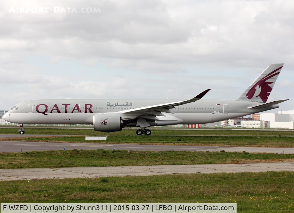 F-WZFD, 2015 Airbus A350-941 C/N 009, C/n 0009 - To be A7-ALC