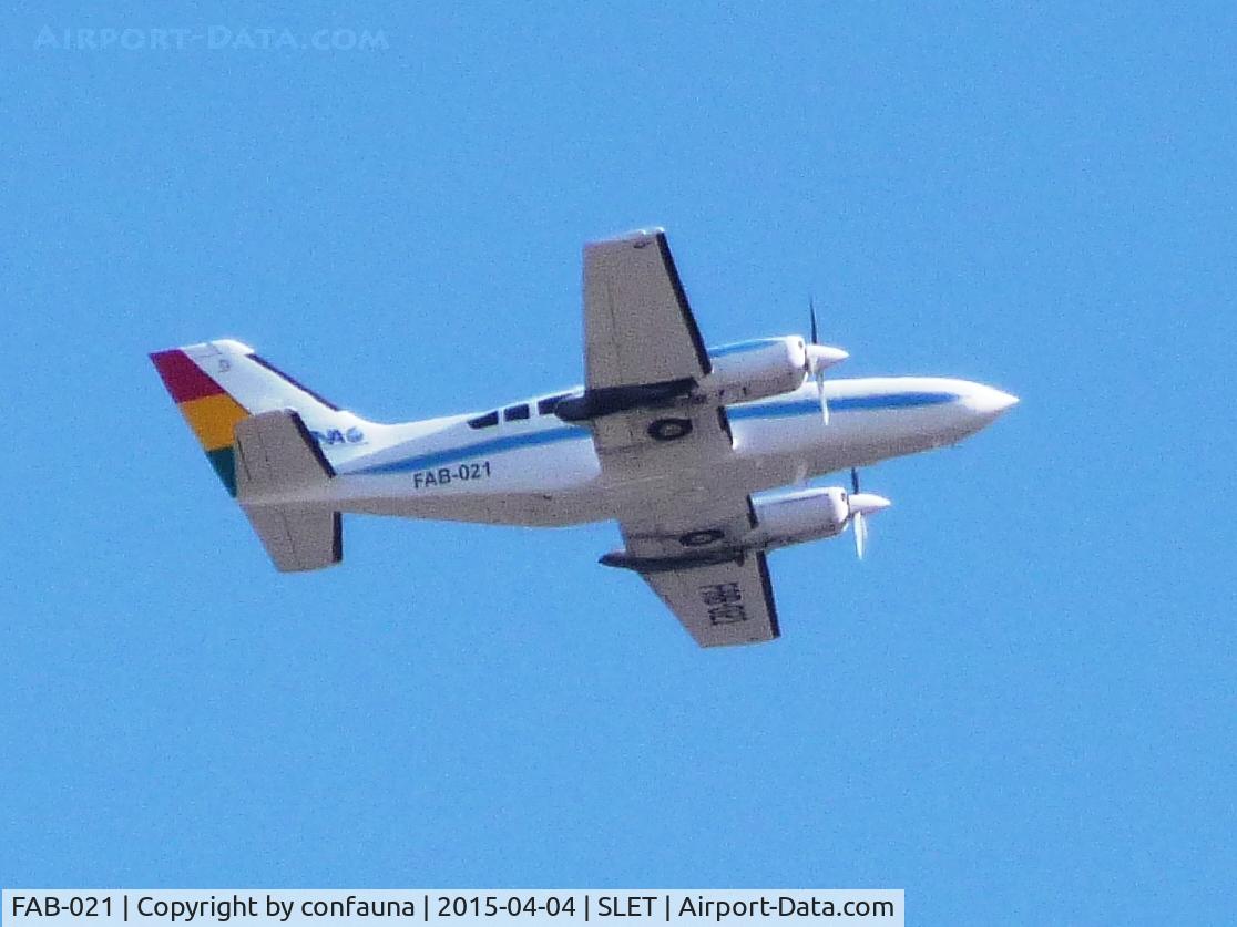FAB-021, Cessna 402C C/N 402C0614, Leaving El Trompillo