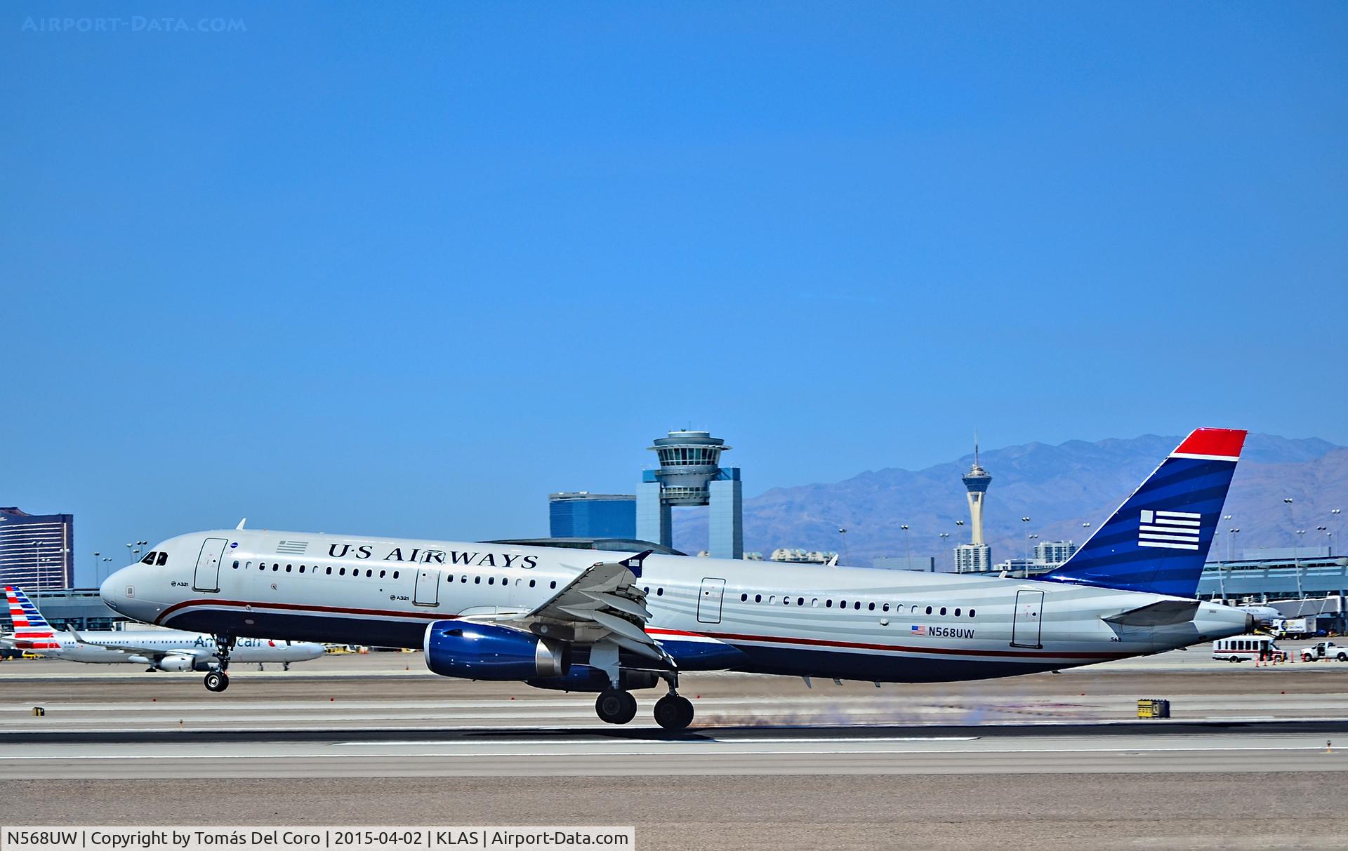 N568UW, 2013 Airbus A321-231 C/N 5751, N568UW US Airways 2013 Airbus A321-231 - cn 5751

Las Vegas - McCarran International Airport (LAS / KLAS)
USA - Nevada April 2, 2015
Photo: Tomás Del Coro