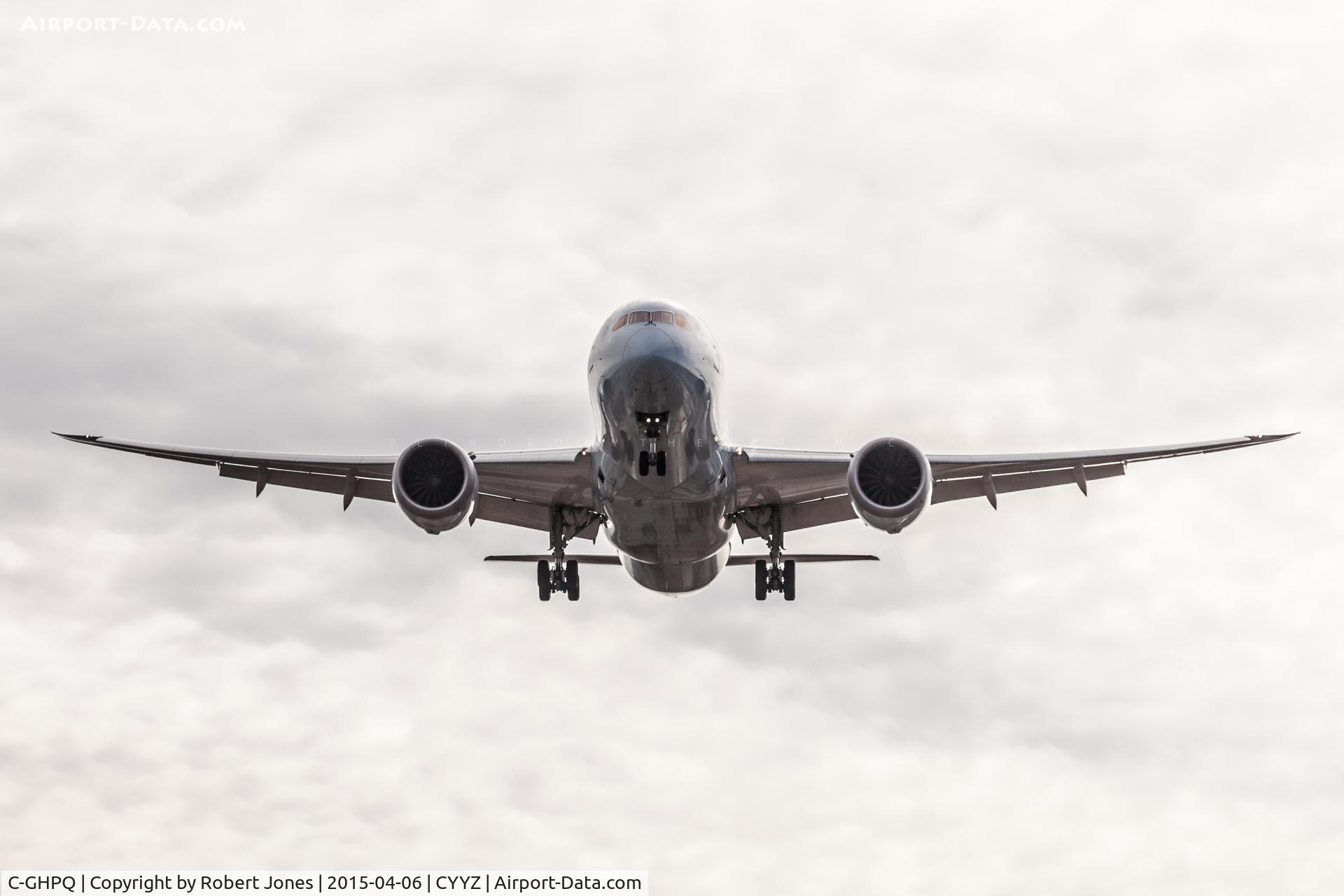 C-GHPQ, 2014 Boeing 787-8 Dreamliner C/N 35257, Short final for 05 at Toronto Pearson