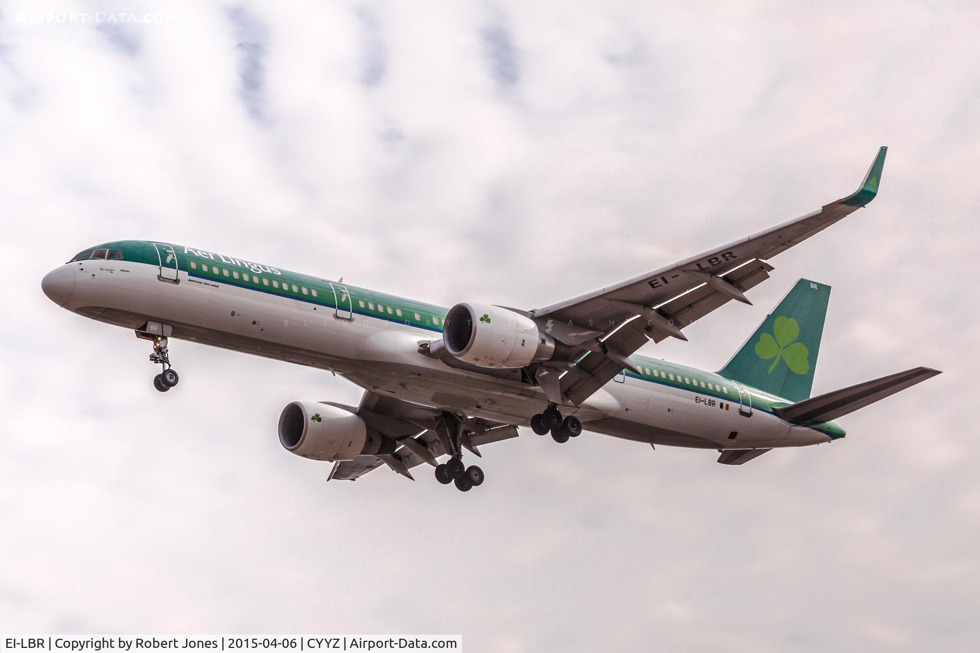 EI-LBR, 1997 Boeing 757-2Q8 C/N 28167, Short final for 05 at Toronto Pearson
