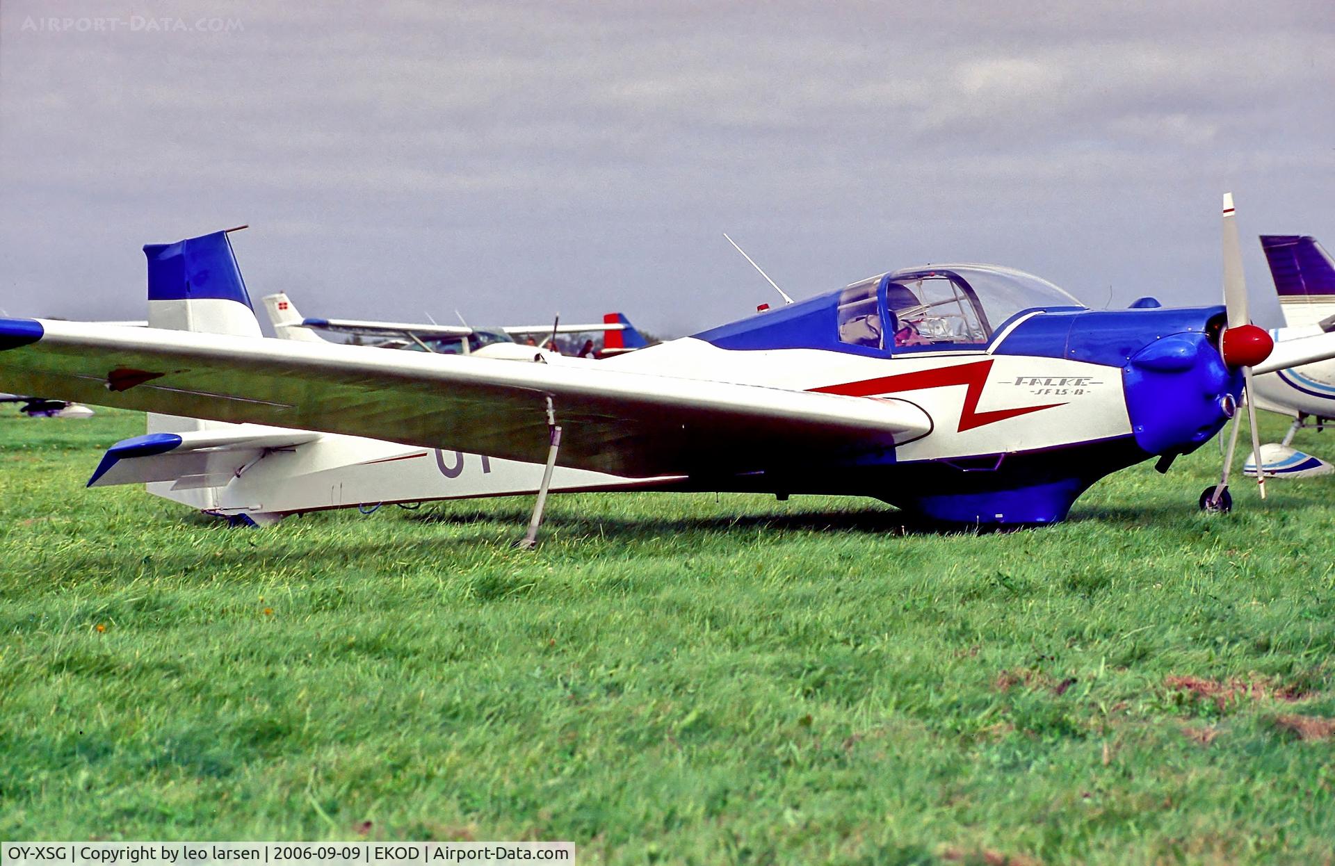 OY-XSG, 1969 Scheibe SF-25B Falke C/N 4666, Odense 9.9.06