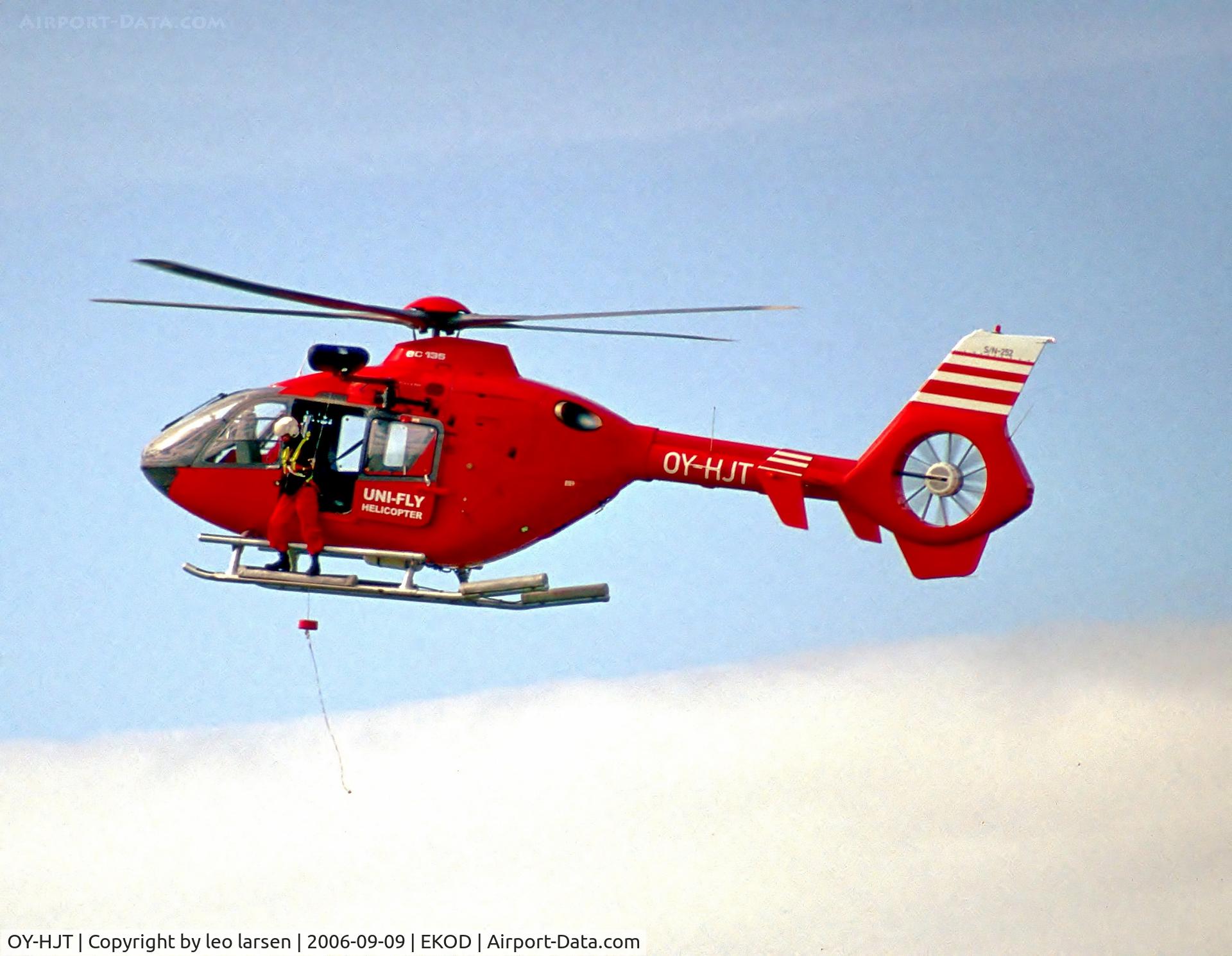 OY-HJT, 2002 Eurocopter EC-135T-2 C/N 0252, Odense Action day 9.9.06