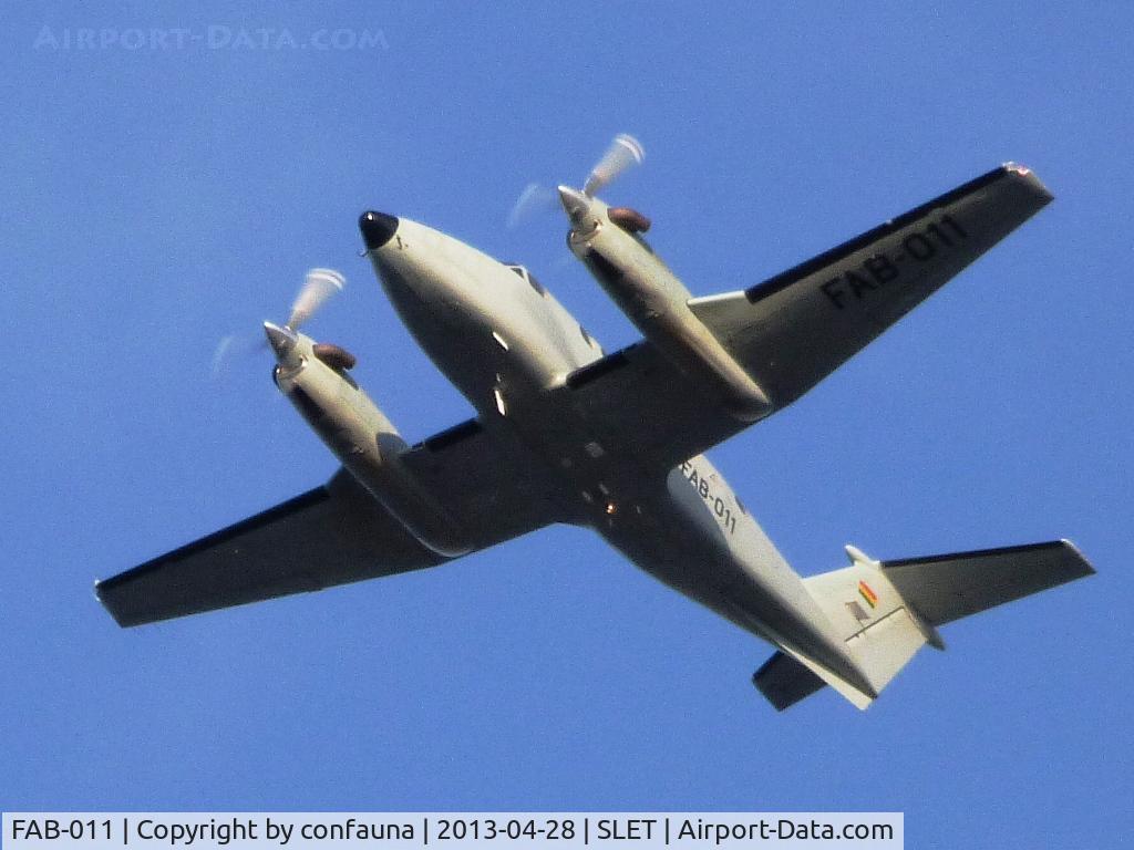 FAB-011, Beechcraft 200 King Air C/N BB-11, Leaving El Trompillo