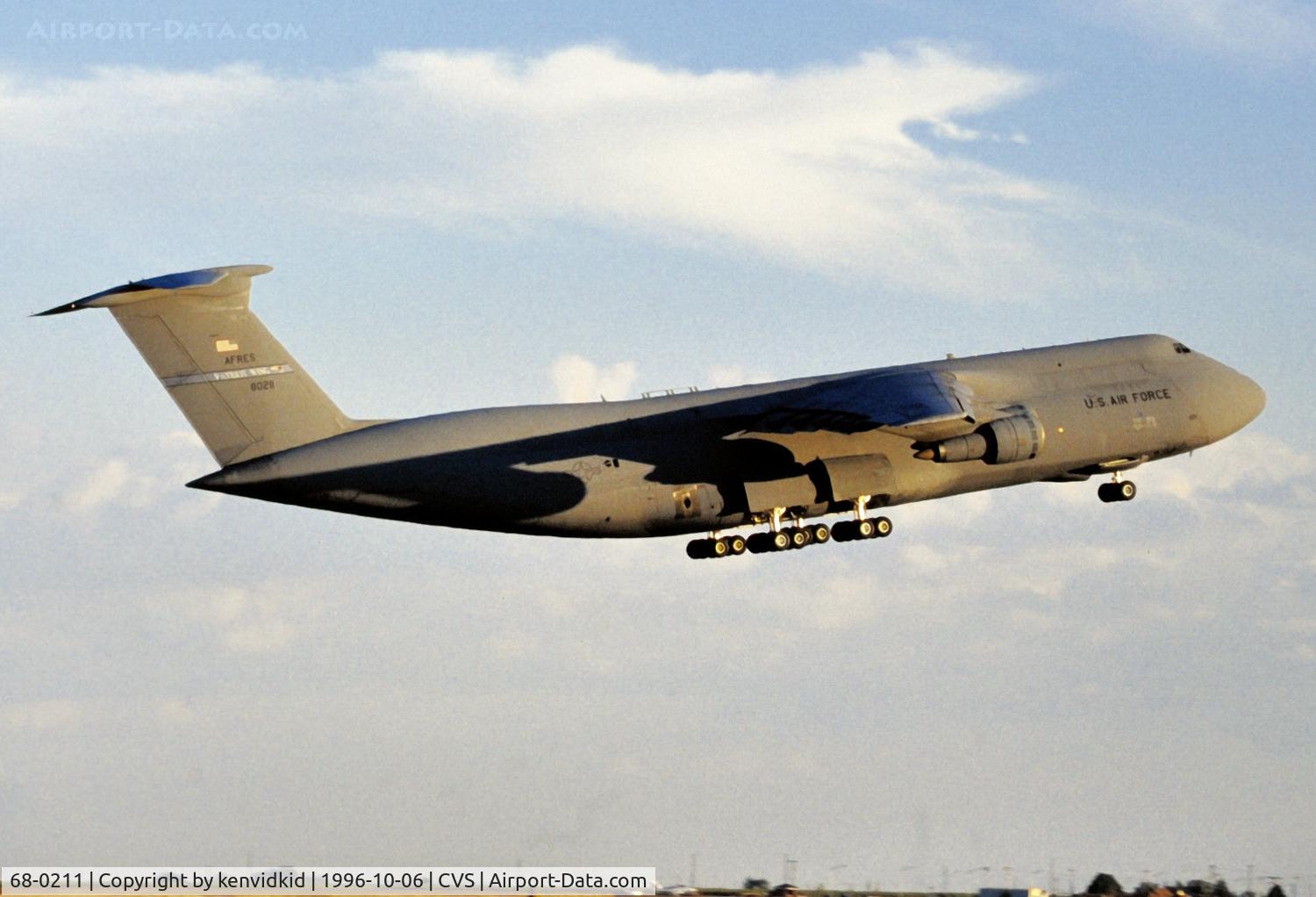 68-0211, 1970 Lockheed C-5A Galaxy C/N 500-0014, Copied from slide.