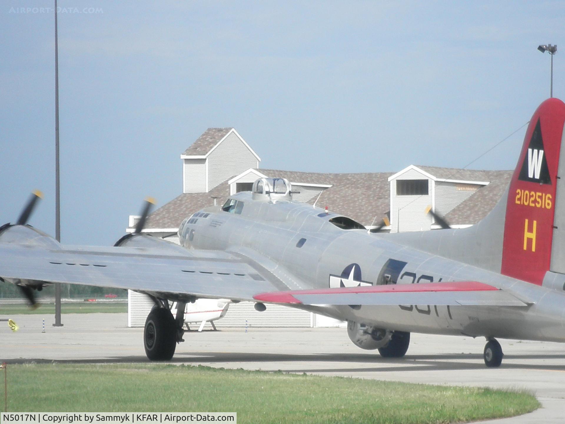N5017N, 1944 Lockheed/Vega (Boeing) B-17G-105-VE Flying Fortress C/N 8649, This B-17 visited the Fargo Air Museum in 2012.