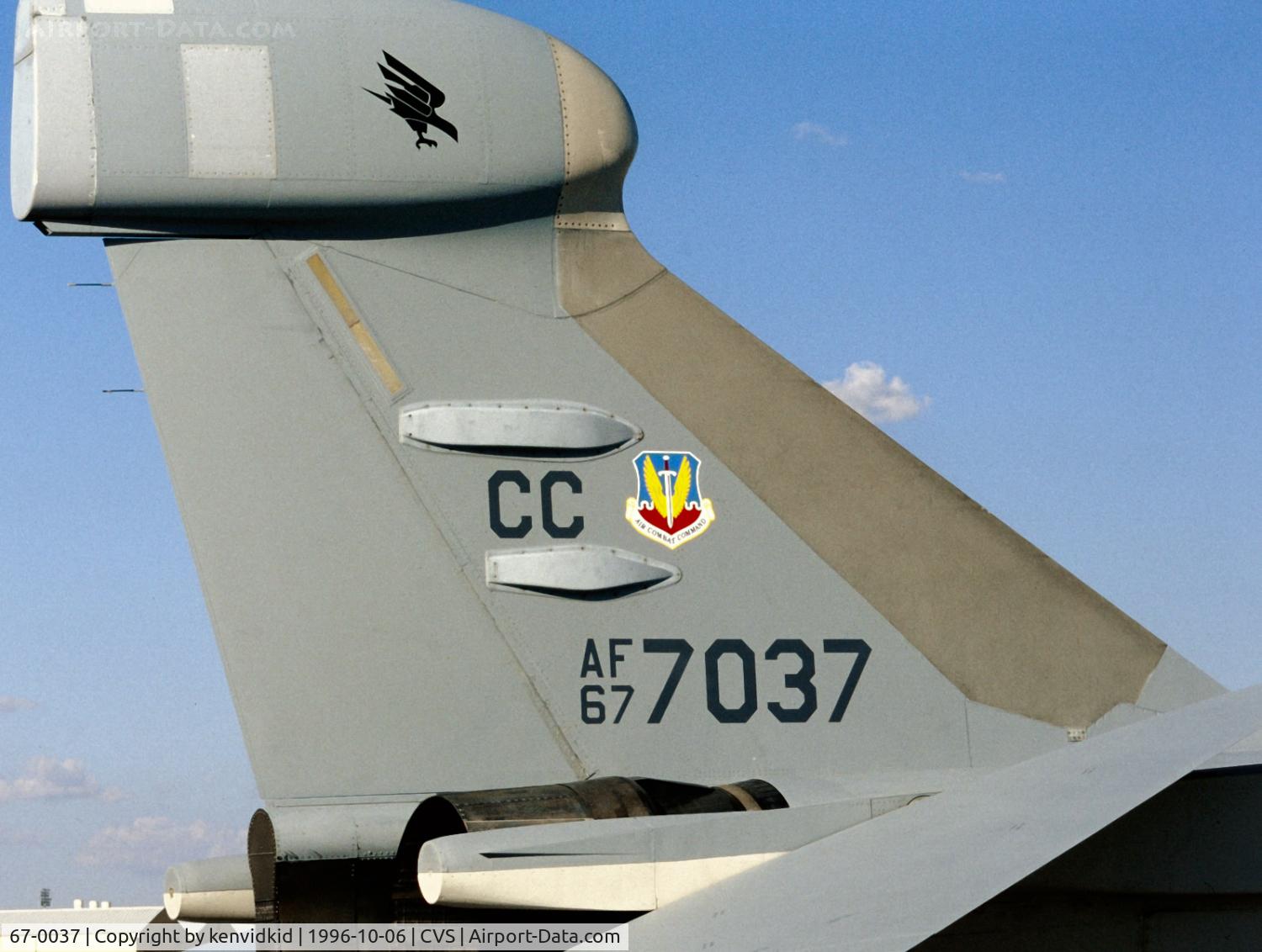 67-0037, General Dynamics EF-111A Raven C/N EF-31, Copied from slide.