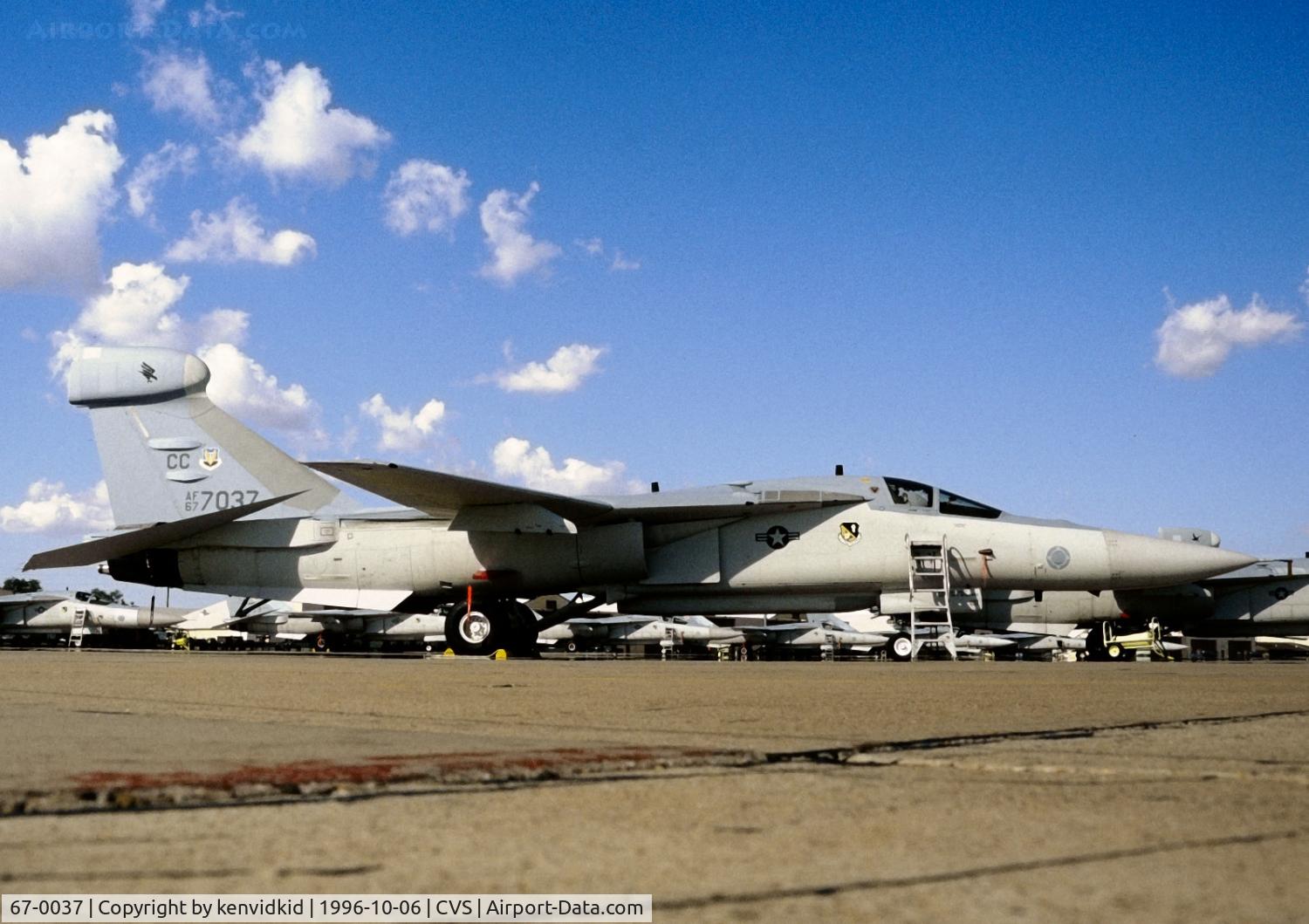 67-0037, General Dynamics EF-111A Raven C/N EF-31, Copied from slide.