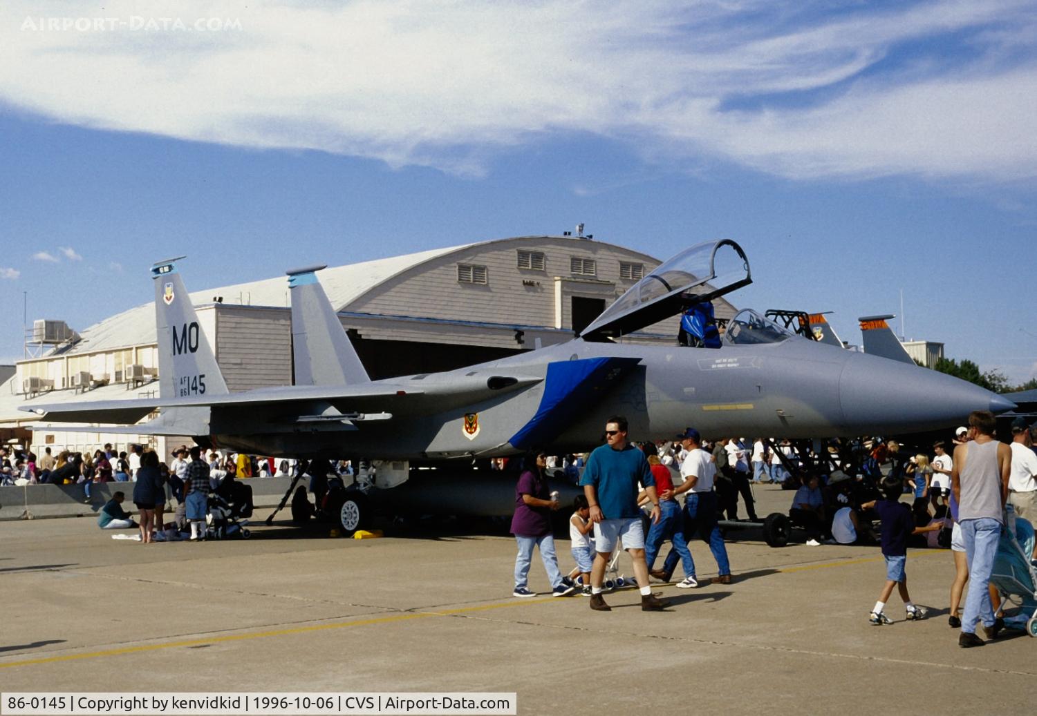 86-0145, 1986 McDonnell Douglas F-15C Eagle C/N 0991/C373, Copied from slide