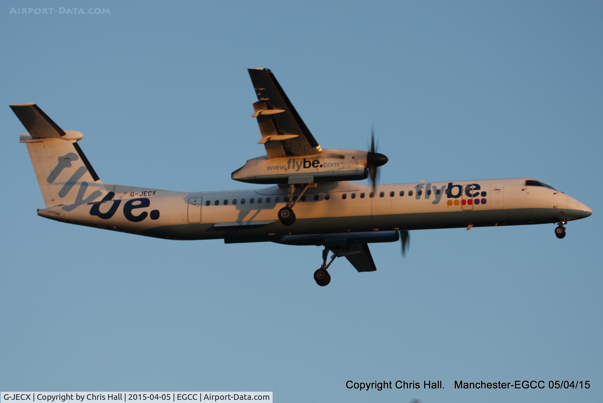 G-JECX, 2007 De Havilland Canada DHC-8-402Q Dash 8 C/N 4155, flybe
