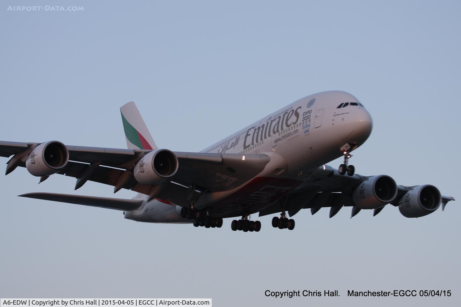 A6-EDW, 2012 Airbus A380-861 C/N 103, Emirates