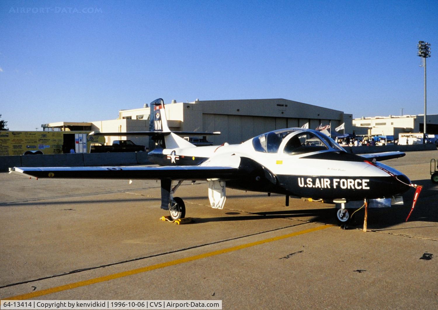 64-13414, 1964 Cessna T-37B Tweety Bird C/N 40829, Copied from slide.