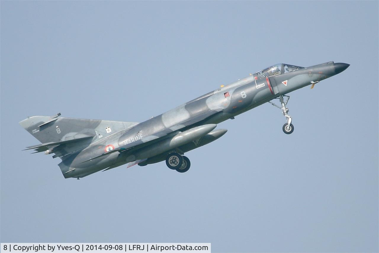 8, Dassault Super Etendard C/N 8, Dassault Super Etendard M, Go around rwy 08, Landivisiau Naval Air Base (LFRJ)