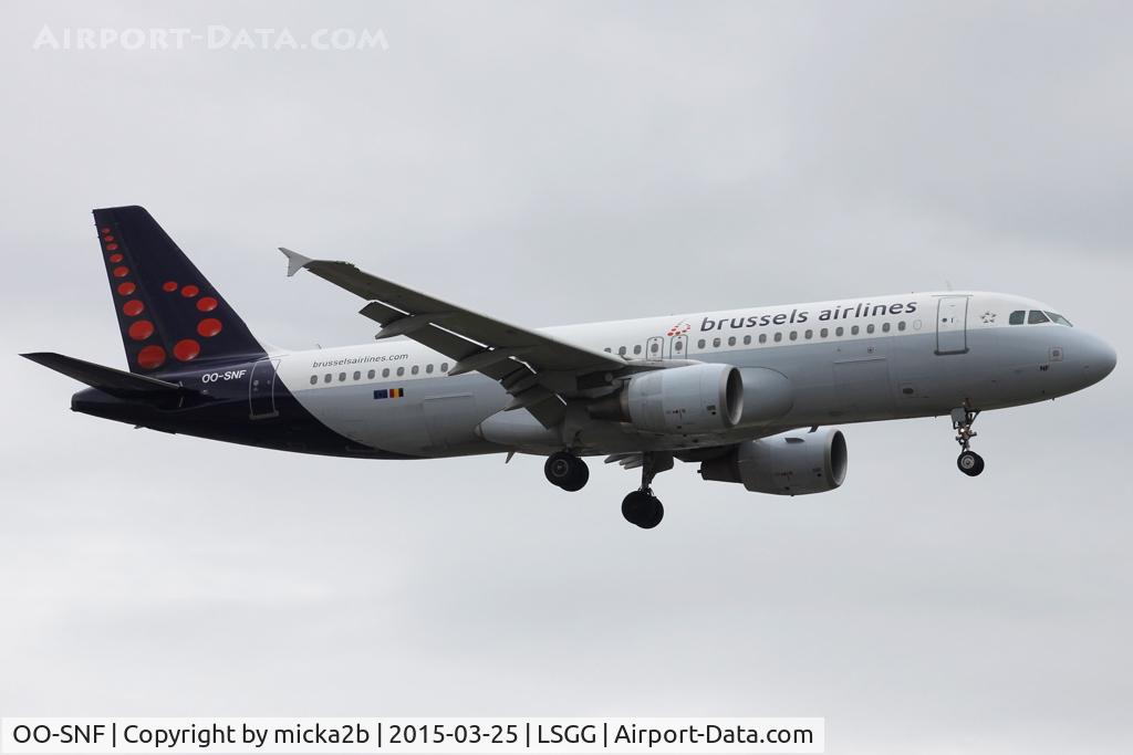 OO-SNF, 2006 Airbus A320-214 C/N 2810, Landing