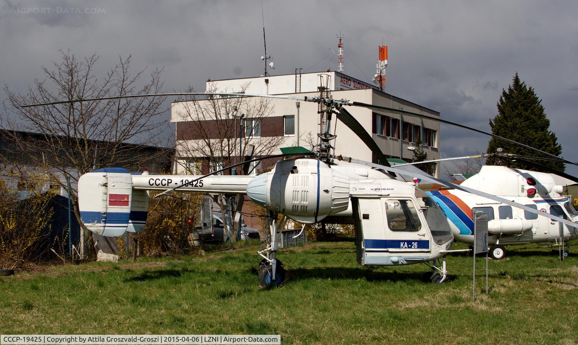 CCCP-19425, 1974 Kamov Ka-26 Hoodlum C/N 7404420, Nitra Janikovce Airport