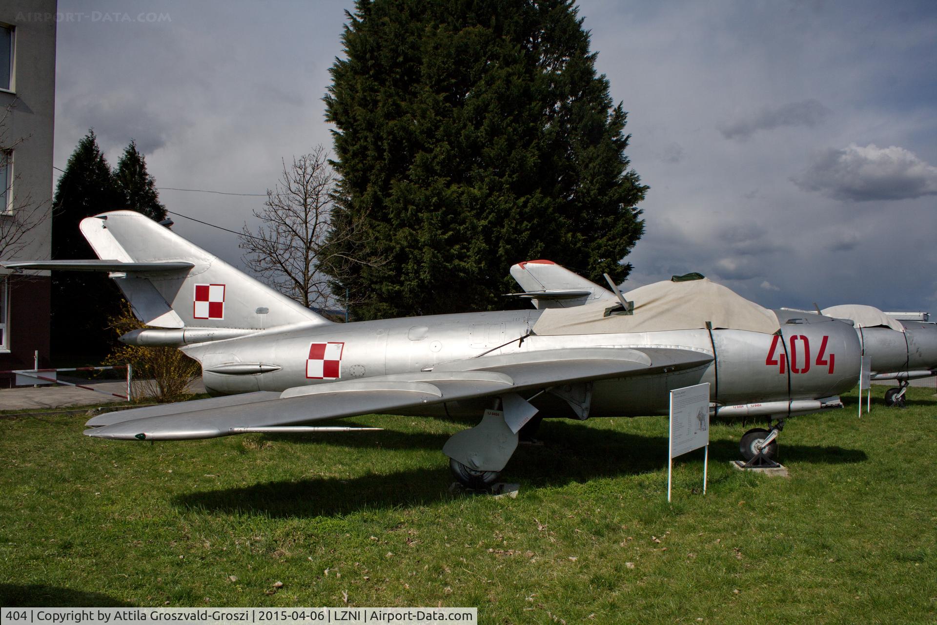 404, PZL-Mielec Lim-5 (MiG-17F) C/N 1C0404, Nitra Janikovce Airport