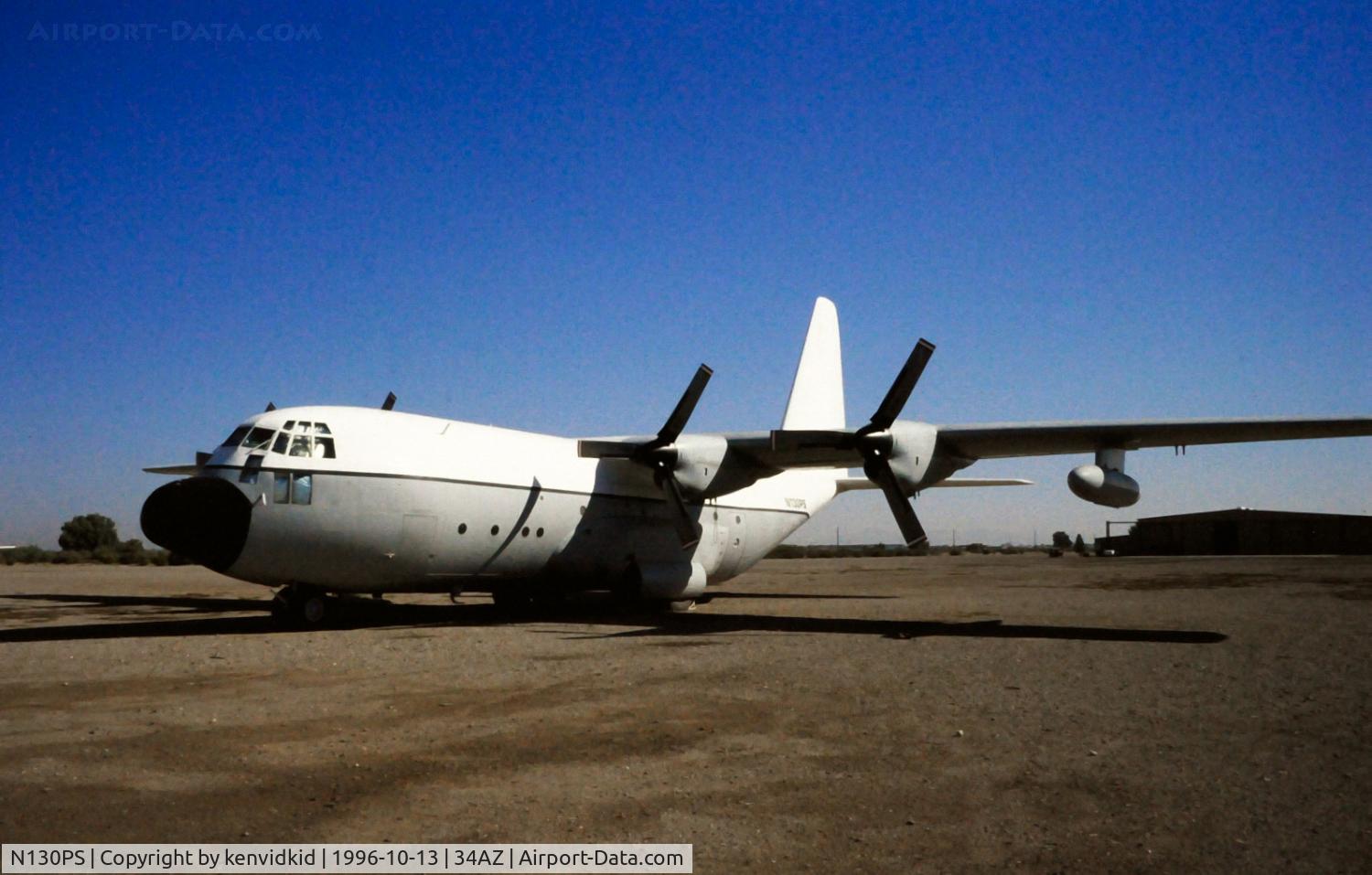 N130PS, 1958 Lockheed C-130A Hercules C/N 182-3212, Copied from slide.