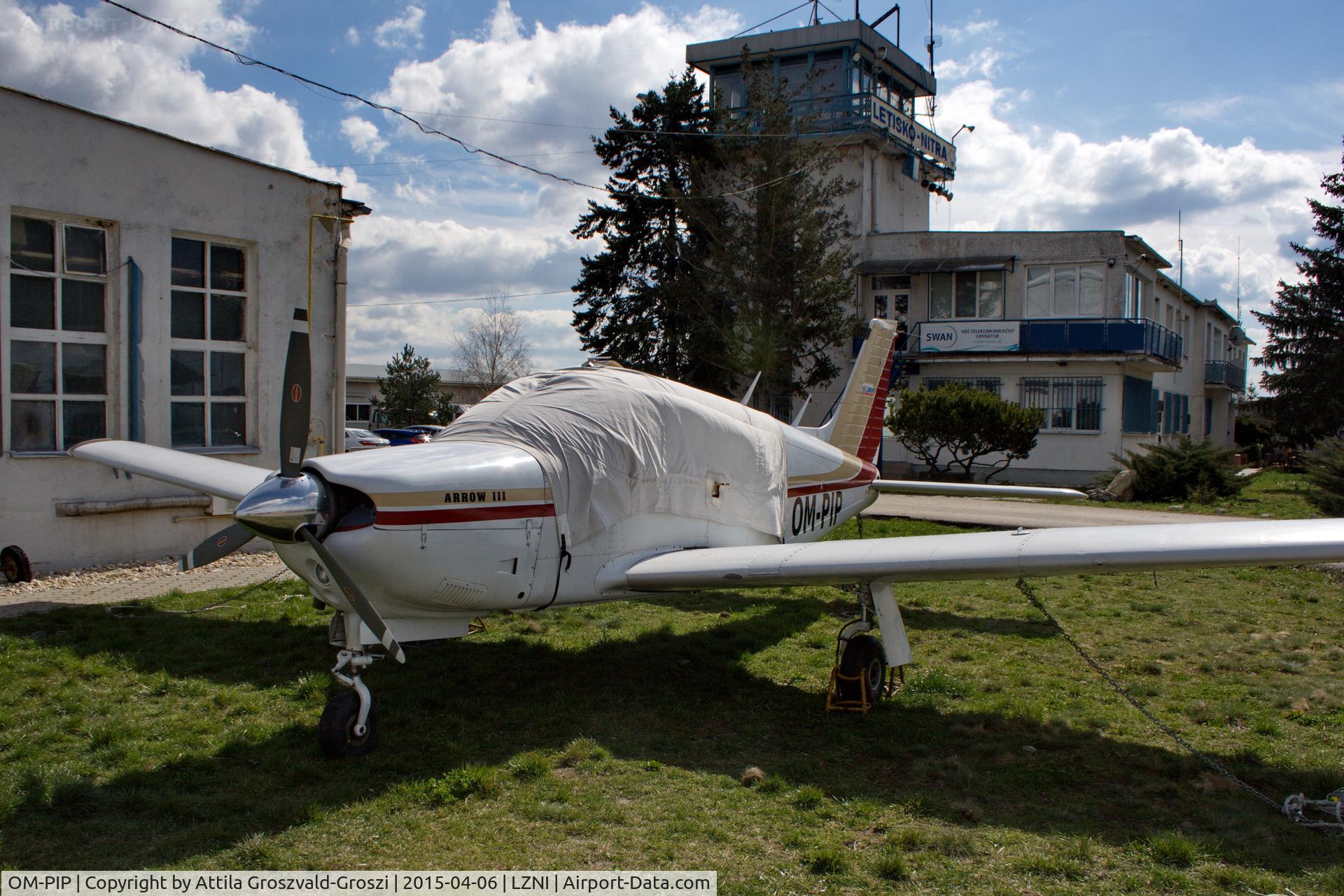 OM-PIP, 1977 Piper PA-28R-201 Cherokee Arrow III C/N 28R-7737048, Nitra Janikovce Airport - PRIBINA CUP 2015