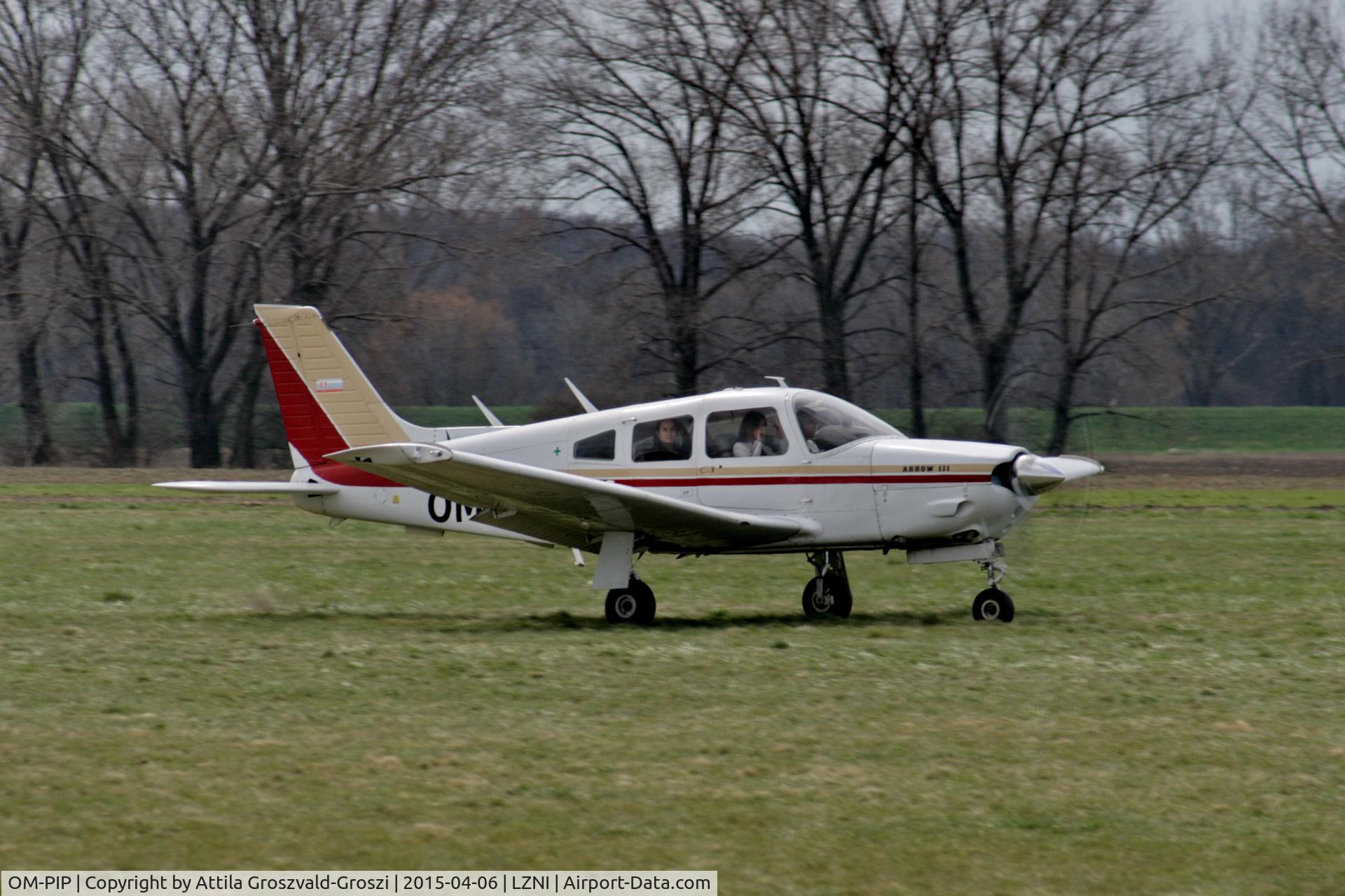 OM-PIP, 1977 Piper PA-28R-201 Cherokee Arrow III C/N 28R-7737048, Nitra Janikovce Airport - PRIBINA CUP 2015