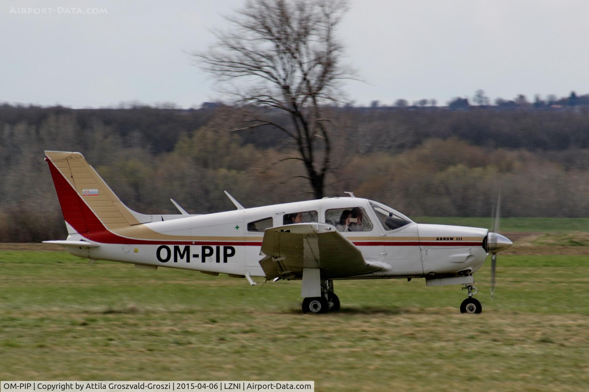 OM-PIP, 1977 Piper PA-28R-201 Cherokee Arrow III C/N 28R-7737048, Nitra Janikovce Airport - PRIBINA CUP 2015