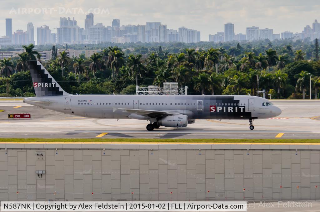 N587NK, 2005 Airbus A321-231 C/N 2476, Ft. Lauderdale