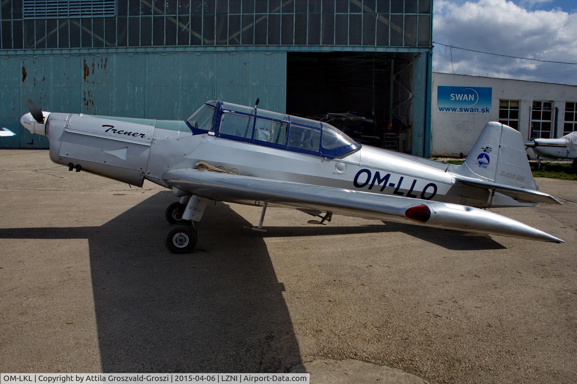 OM-LLO, 1957 Zlín Z-226MS Trener C/N 130, Nitra Janikovce Airport - PRIBINA CUP 2015
