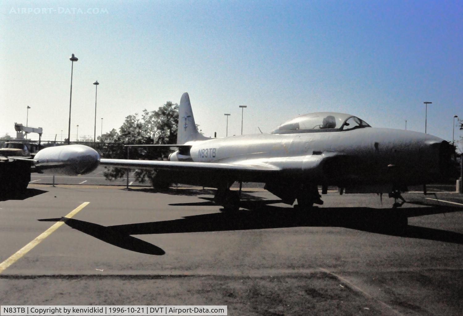 N83TB, 1954 Lockheed T-33AN Silver Star 3 C/N T33-559, Copied from slide.