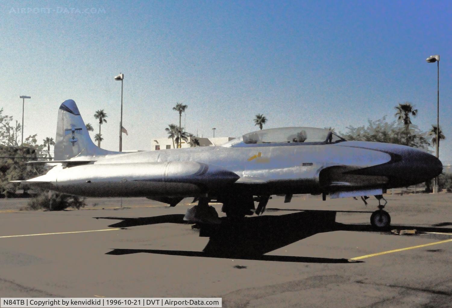 N84TB, Canadair T-33AN Silver Star 3 C/N T33-129, Copied from slide.