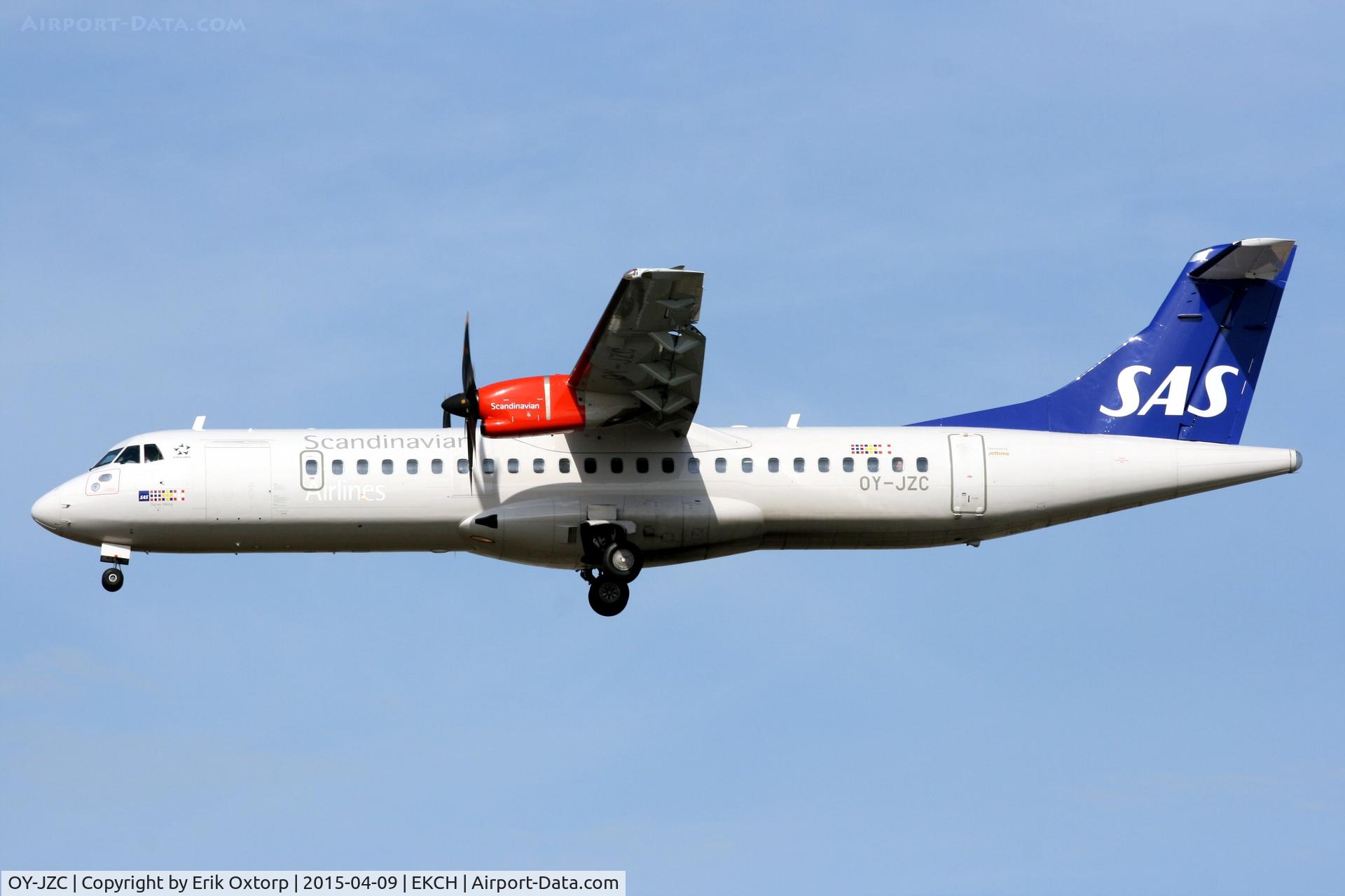 OY-JZC, 2013 ATR 72-600 (72-212A) C/N 1120, OY-JZC arriving rw 22L