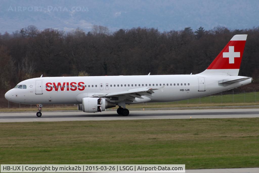 HB-IJX, 2002 Airbus A320-214 C/N 1762, Landing