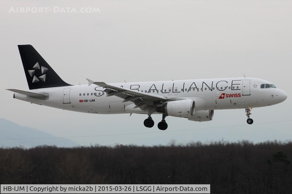 HB-IJM, 1996 Airbus A320-214 C/N 635, Landing