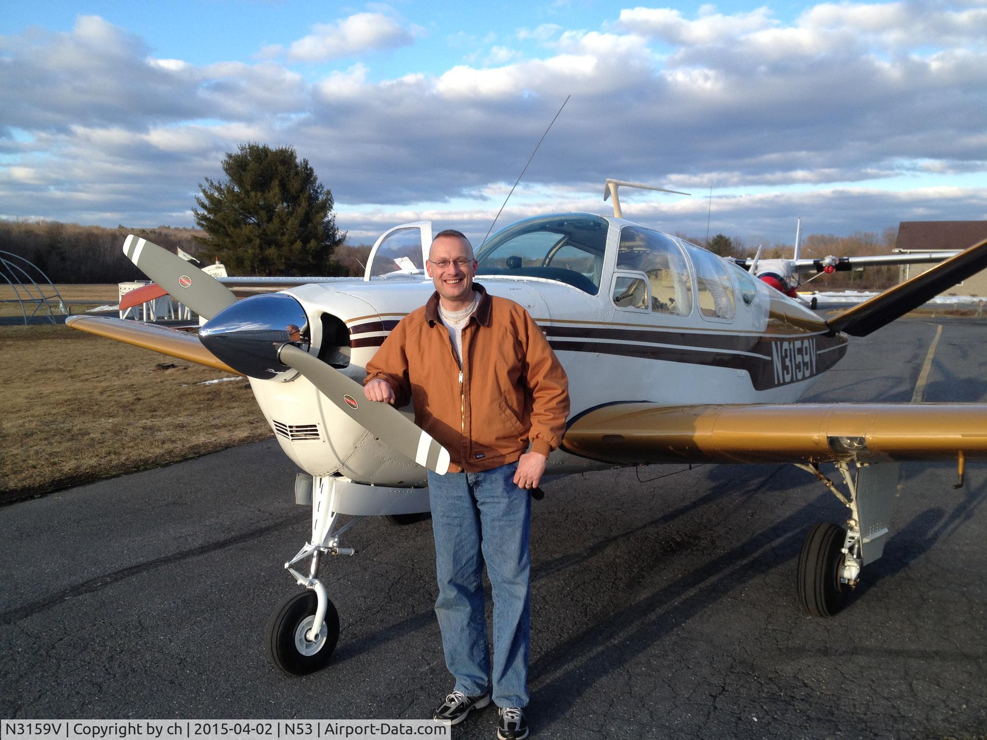 N3159V, 1947 Beech 35 Bonanza C/N D-589, Proud owner