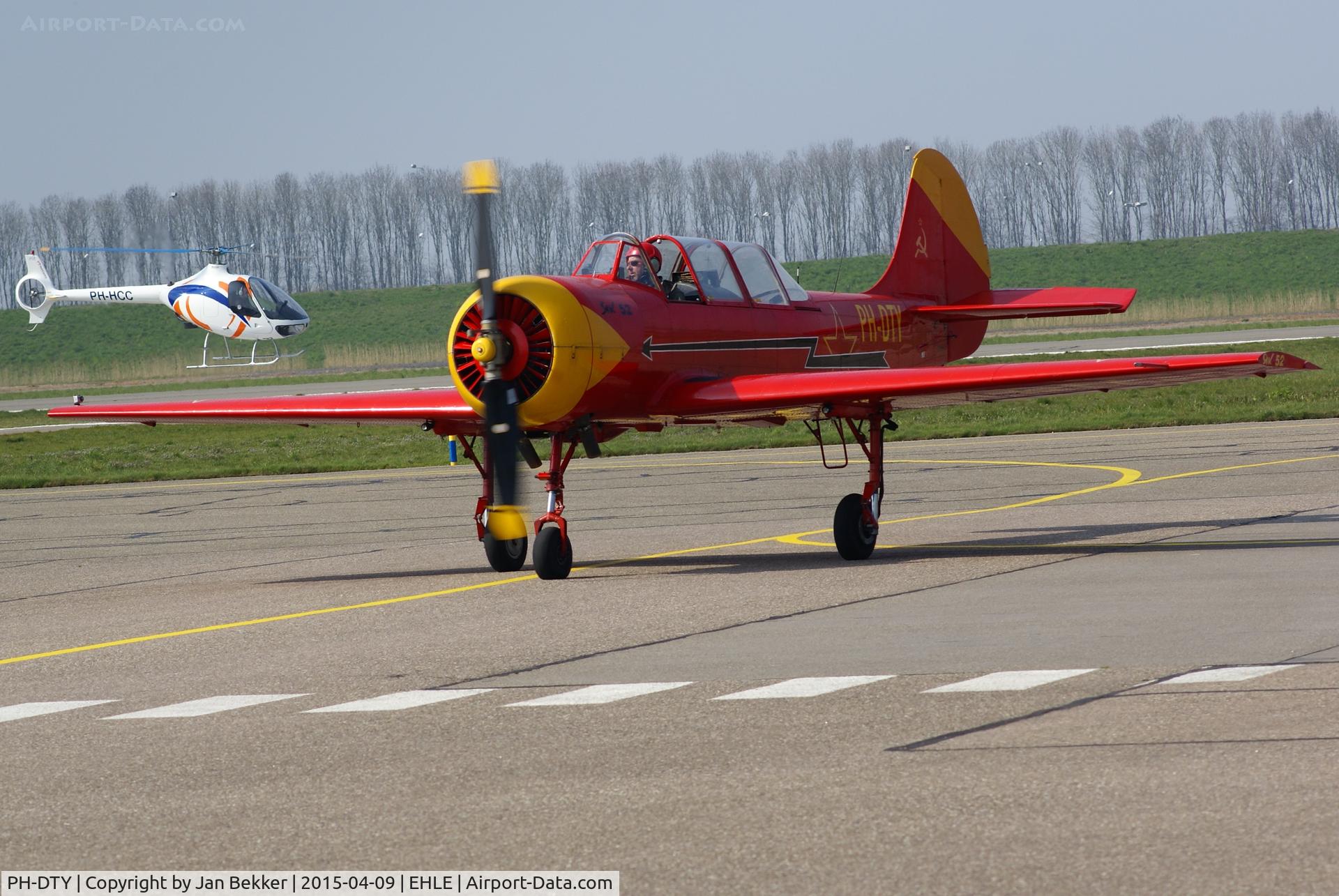 PH-DTY, 1986 Bacau Yak-52 C/N 866811, Lelystad Airport