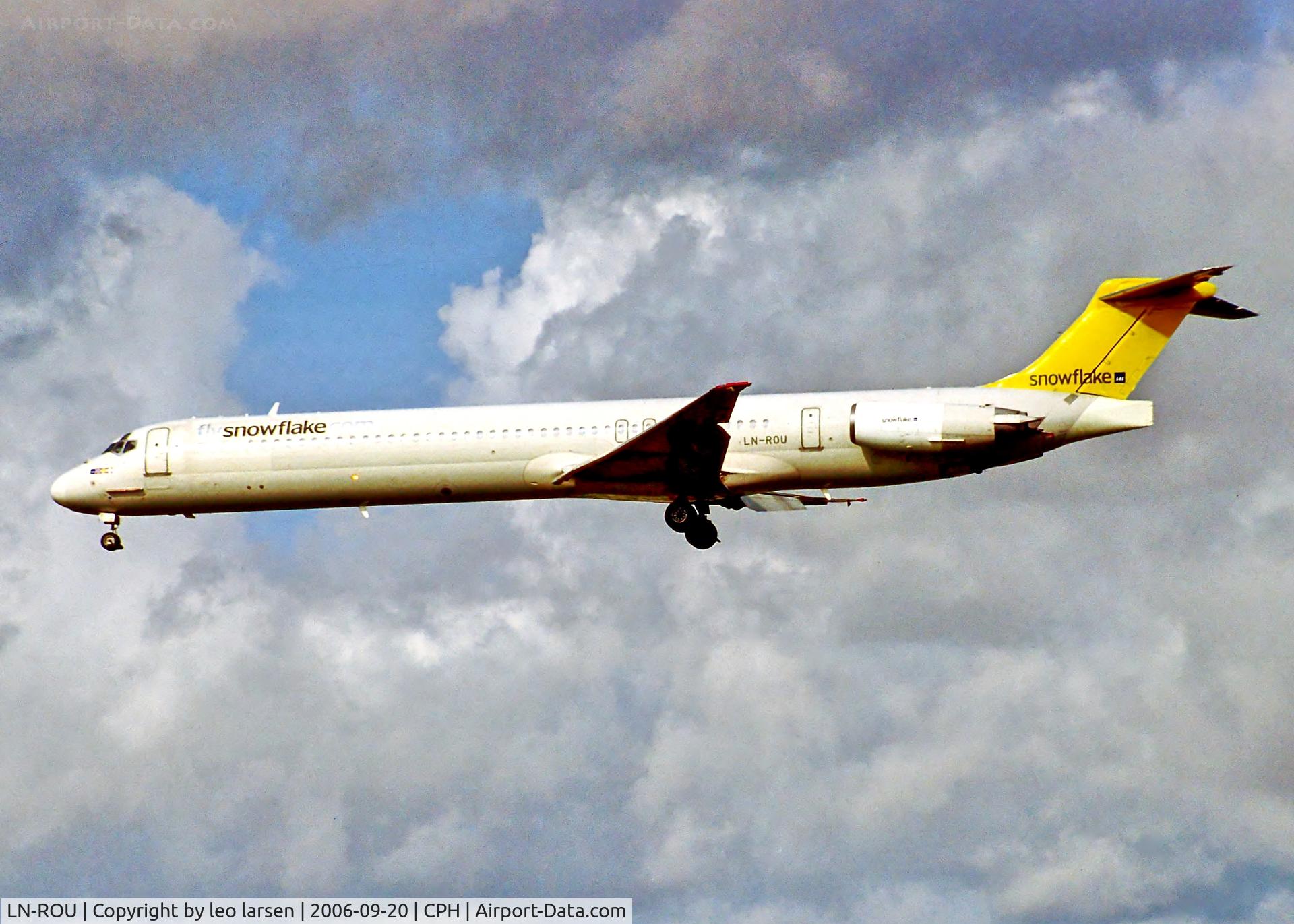 LN-ROU, 1986 McDonnell Douglas MD-82 (DC-9-82) C/N 49424, Copenhagen 20.9.06