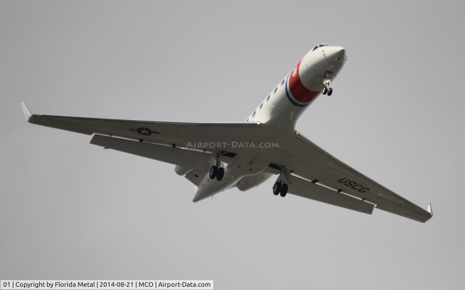 01, 2001 Gulfstream Aerospace C-37A (Gulfstream V) C/N 653, US Coast Guard C-37A