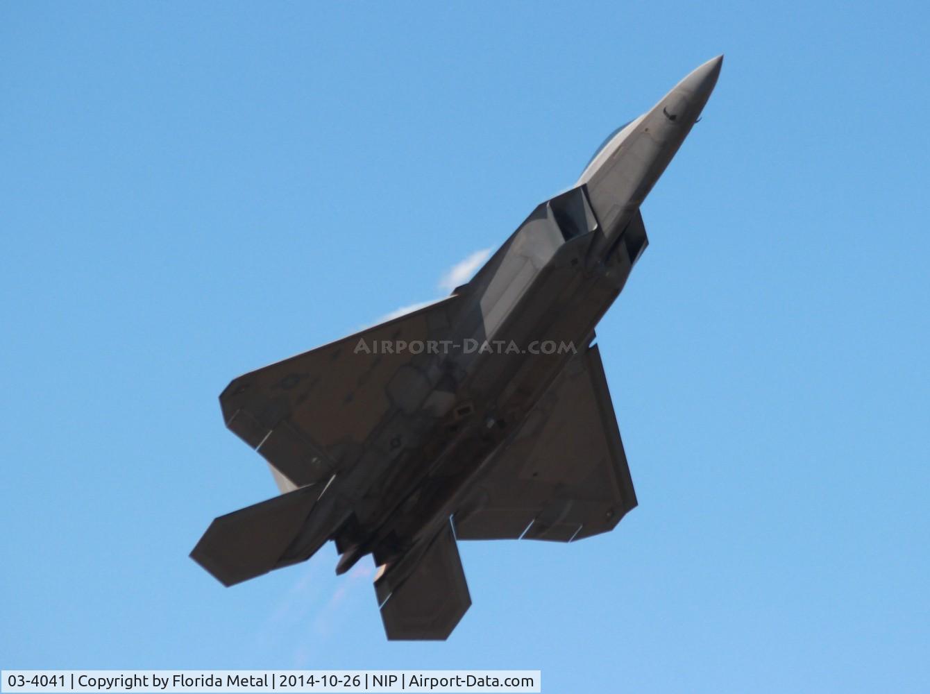 03-4041, 2003 Lockheed Martin F/A-22A Raptor C/N 4041, F-22A Raptor NAS Jacksonville Airshow