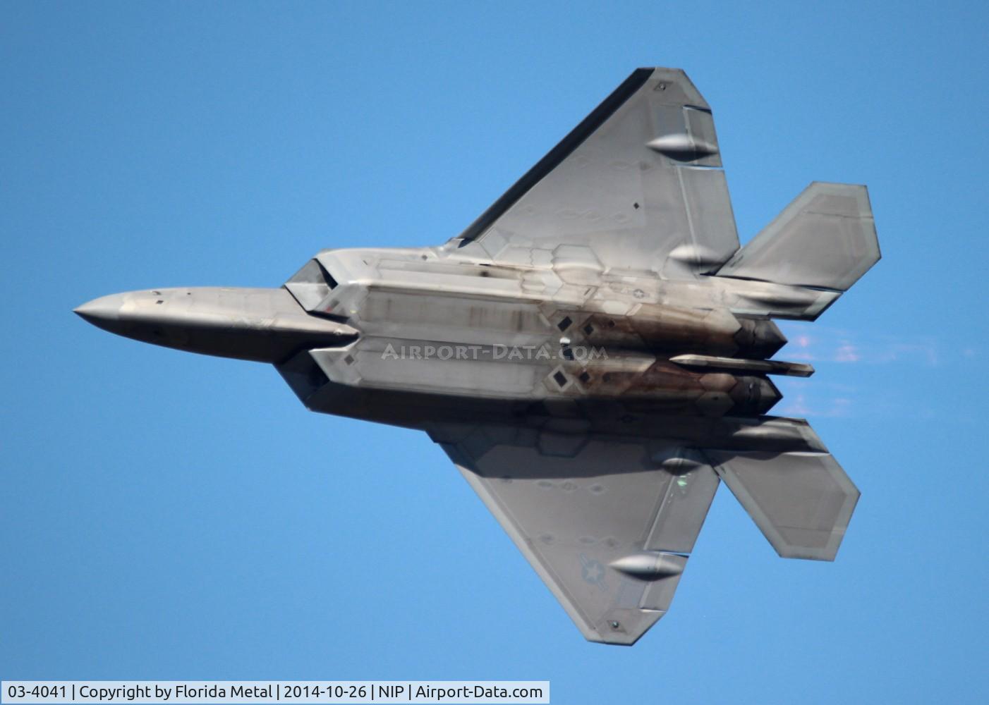 03-4041, 2003 Lockheed Martin F/A-22A Raptor C/N 4041, F-22A demo