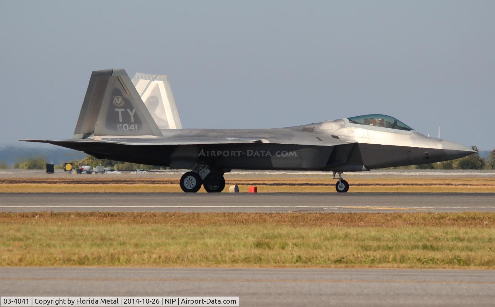 03-4041, 2003 Lockheed Martin F/A-22A Raptor C/N 4041, F-22A Demo
