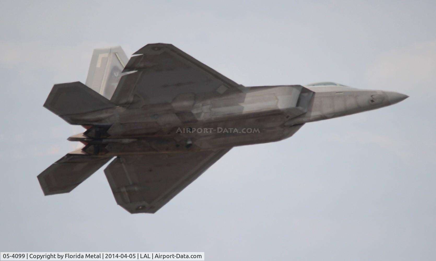 05-4099, 2005 Lockheed Martin F-22A Raptor C/N 645-4099, F-22 at Sun N Fun
