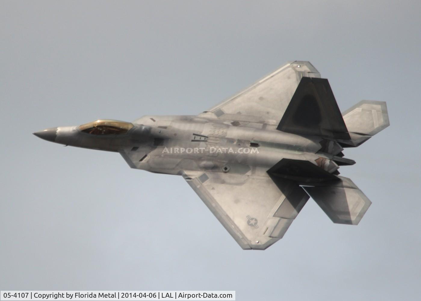 05-4107, 2005 Lockheed Martin F-22A Raptor C/N 645-4107, F-22A Raptor