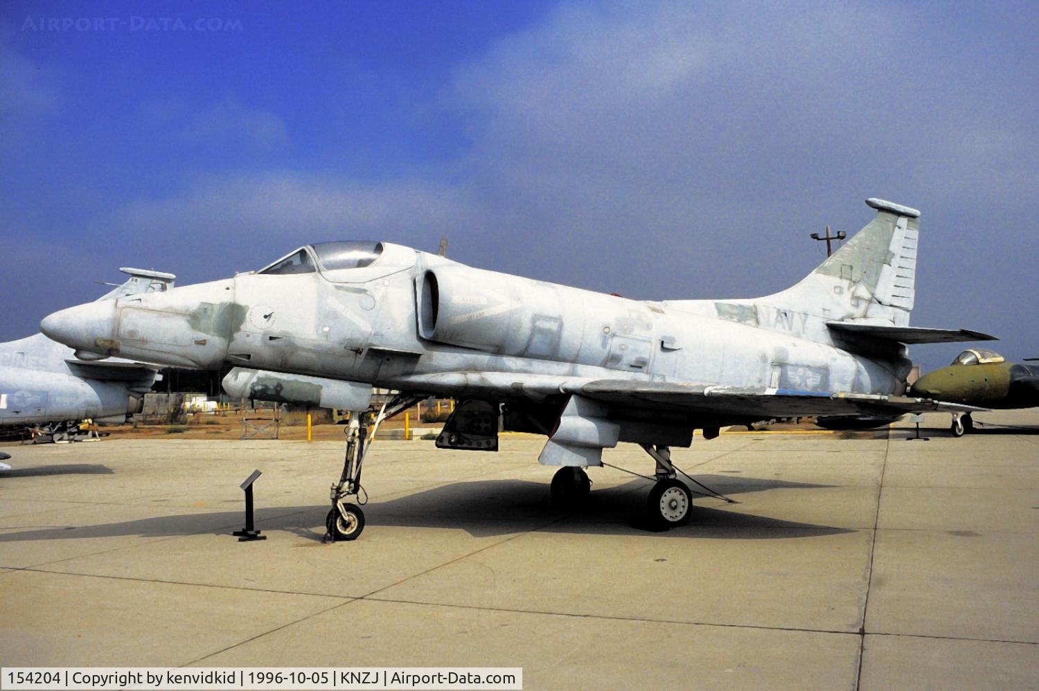 154204, Douglas A-4F Skyhawk C/N 13661, Copied from slide.