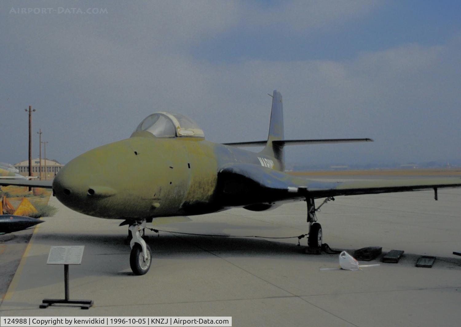 124988, McDonnell F2H-2 Banshee C/N 291, Copied from slide.