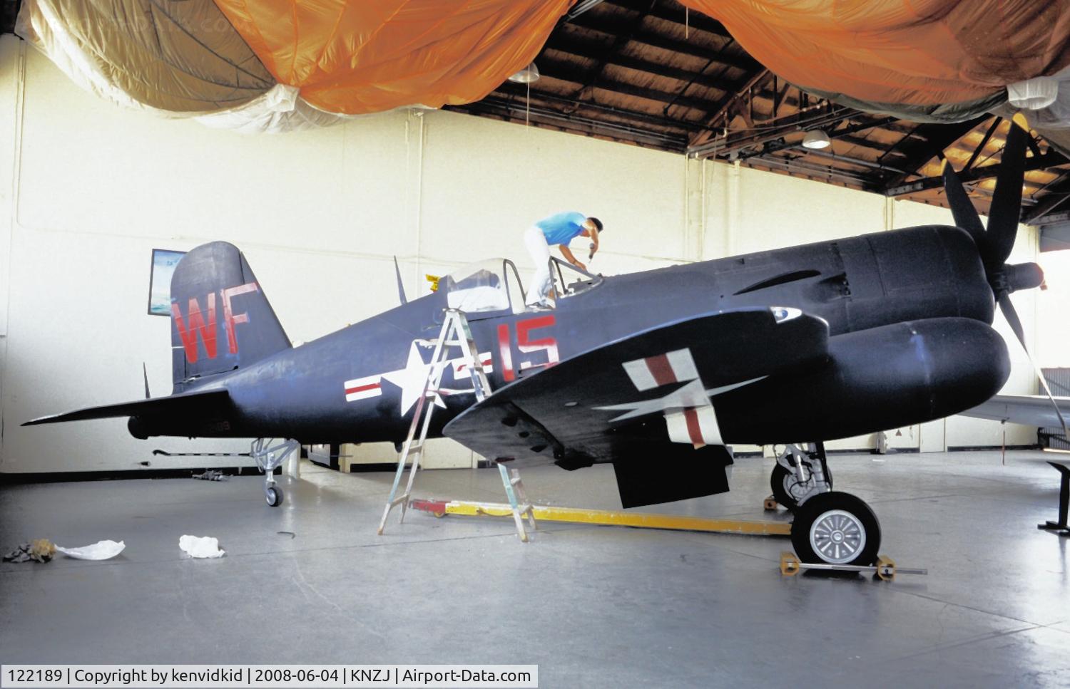 122189, Vought F4U-5P Corsair C/N Not found (Bu122189), Copied from slide.