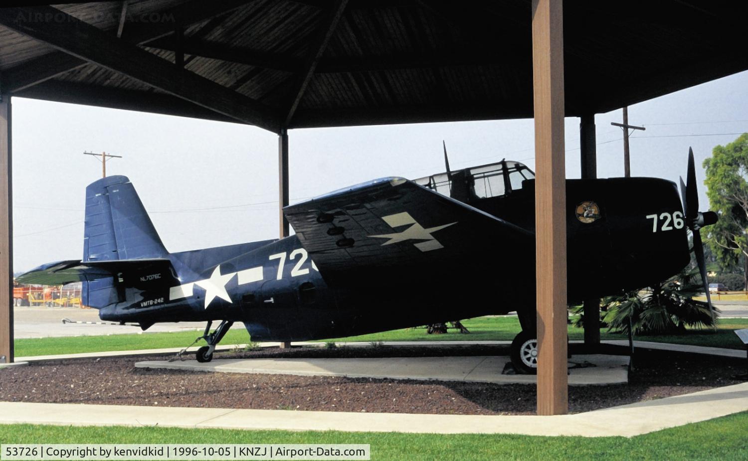 53726, 1944 Grumman TBM-3E Avenger C/N 3788, Copied from slide.