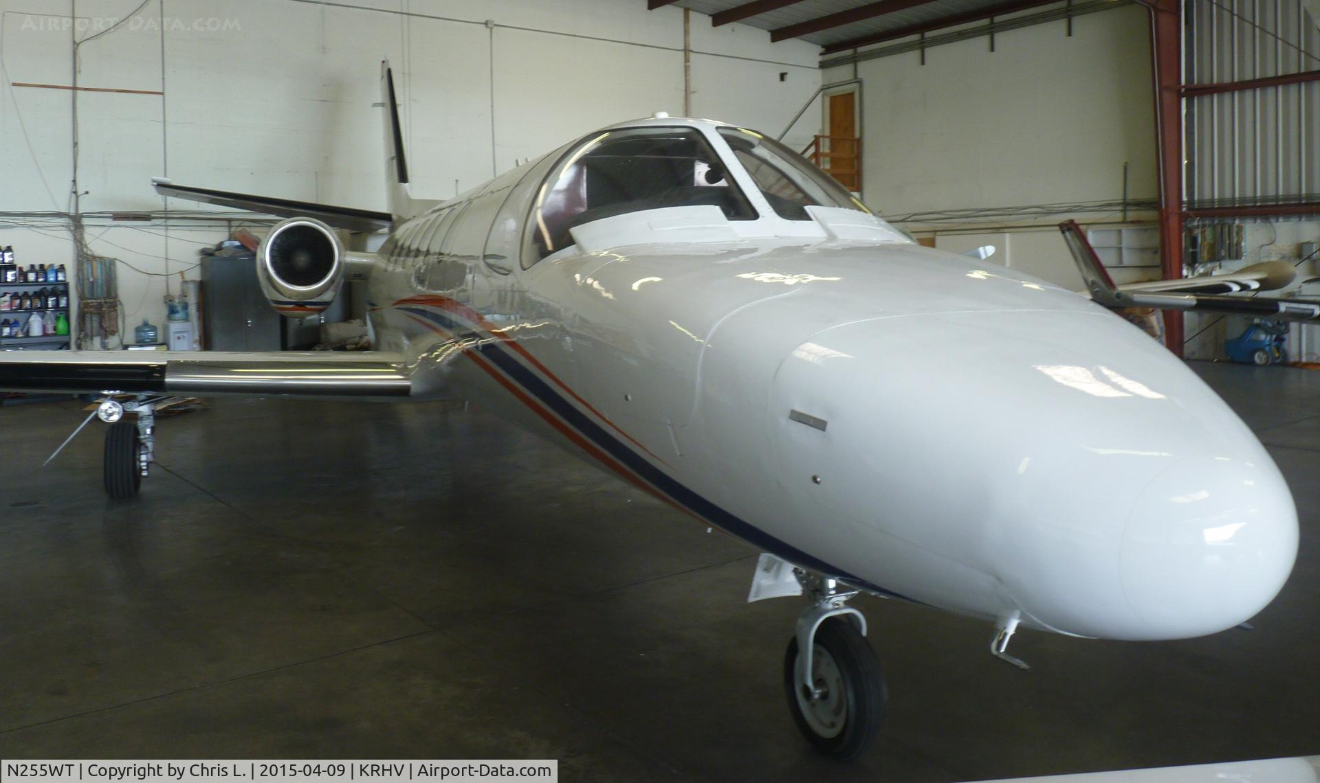 N255WT, 2007 Cessna 550 Citation II C/N 551-0149, A very rare 2007 Cessna Citation II sitting inside the Lafferty Aircraft Sales hangar waiting to be sold.